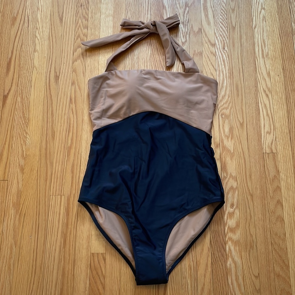 NWOT one-piece halter swimsuit